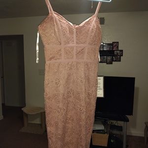 B.Darlin spaghetti strap lace dress